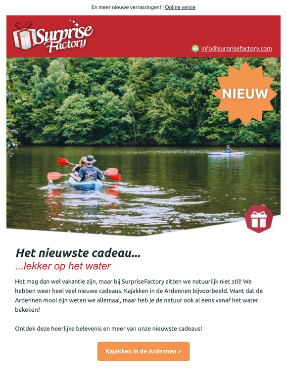 Nieuw: beleef een waanzinnige Kajaktocht 🛶