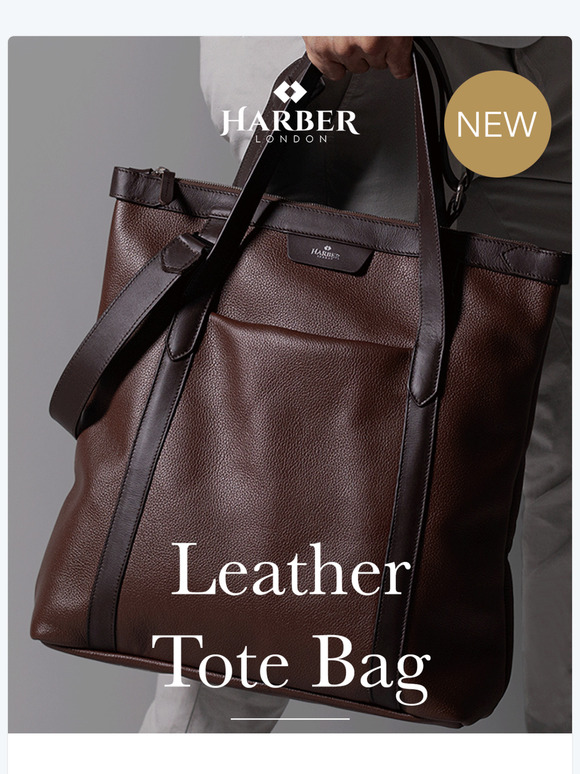 NEW IN! Leather Tote Bag 15% Off Launch | Harber London