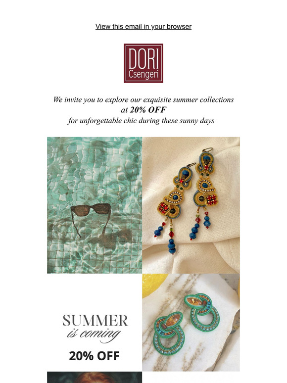 Summer collections  🏝️ 20% OFF
