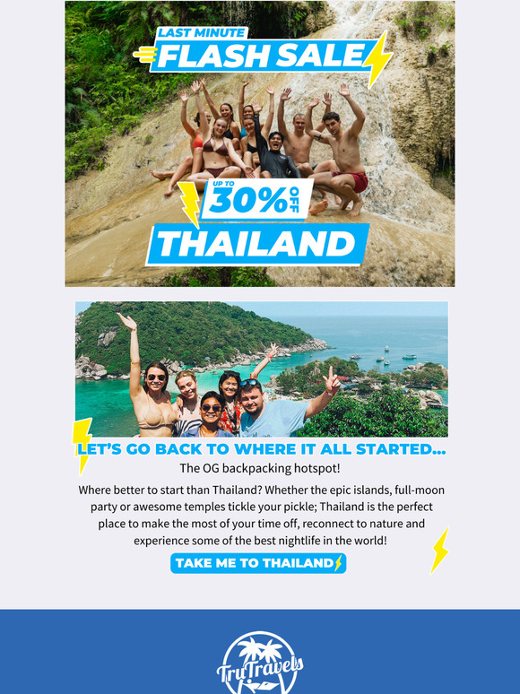 Save up to £600 on Thailand departures!