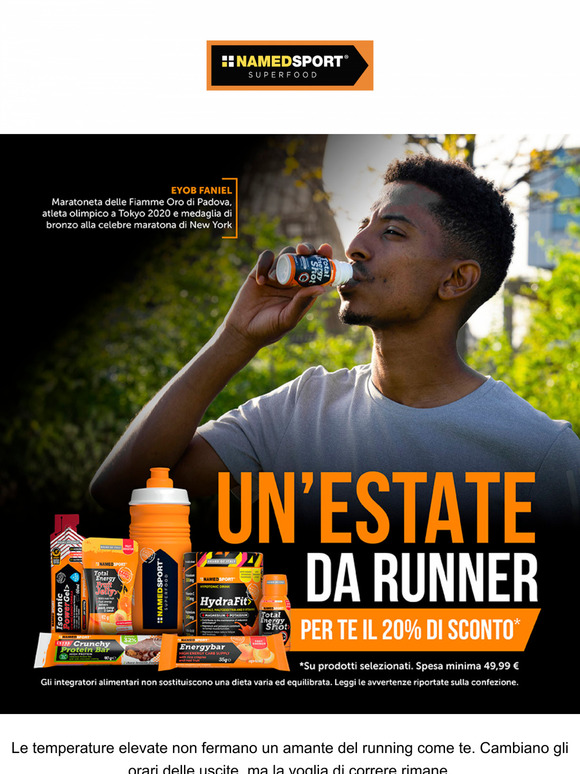 🏃🏻 Corri la mattina o la sera? Ottieni il 20% di sconto sui prodotti endurance