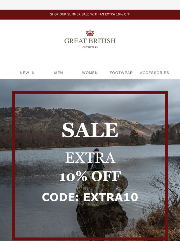Extra 10% off SALE