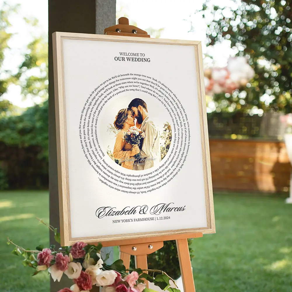 Image of Song of Us- Custom Wedding Venue Art