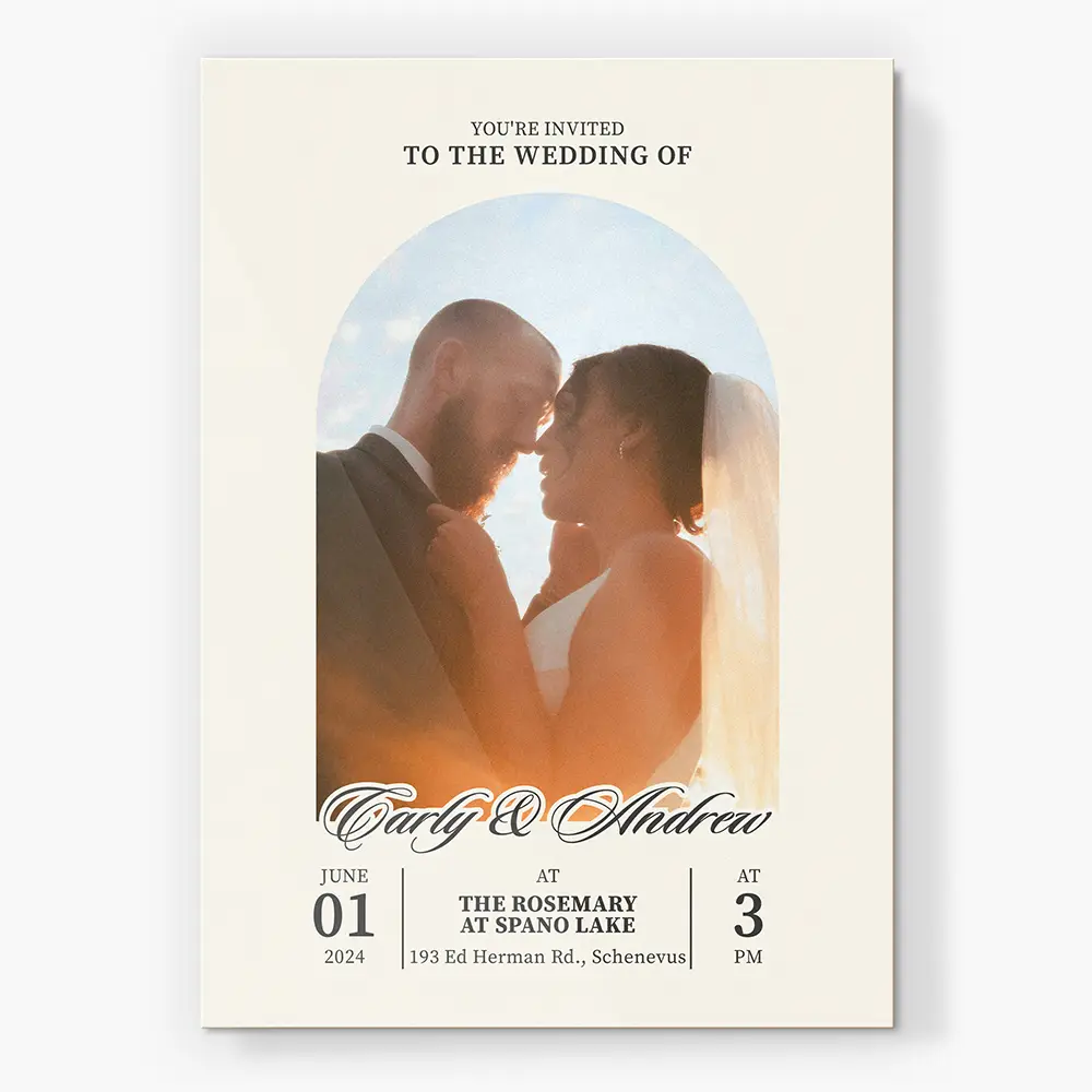 Image of Snapshot of Love - Custom Wedding Invitations