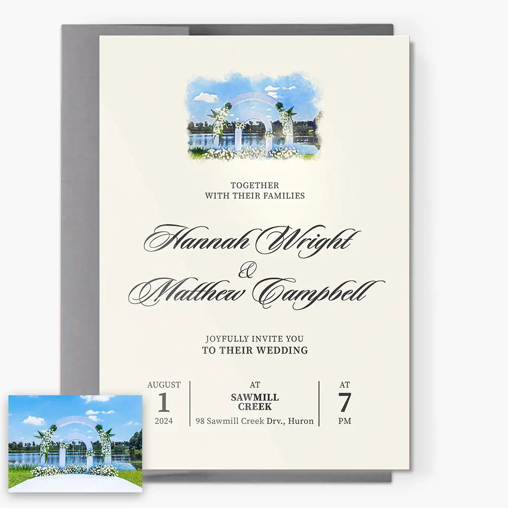 Image of Place of  Promises - Custom Wedding Invitations