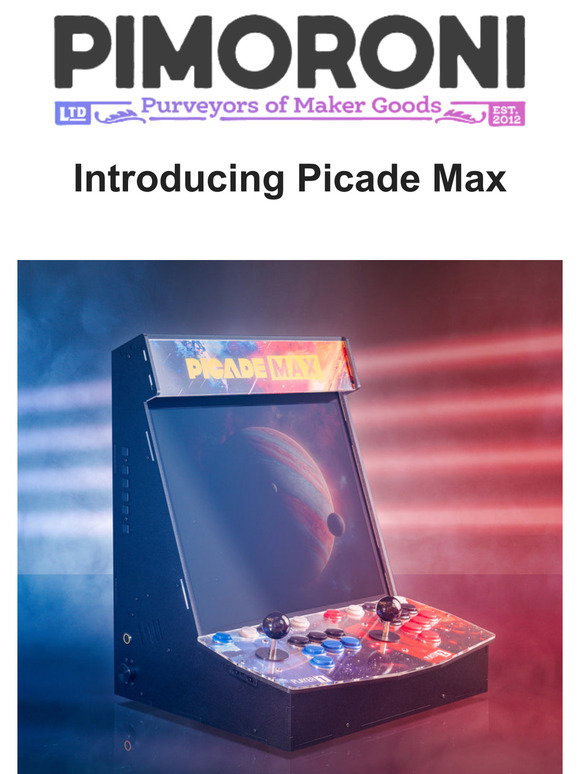 Pimoroni: 🕹️ Introducing Picade Max! A deluxe one or two-player arcade ...