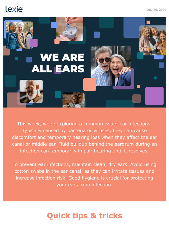 Ear infections & hearing loss | We’re all ears