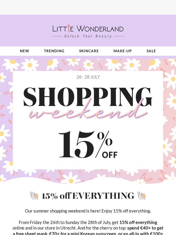 🐚 15% OFF everything + extra gifts!