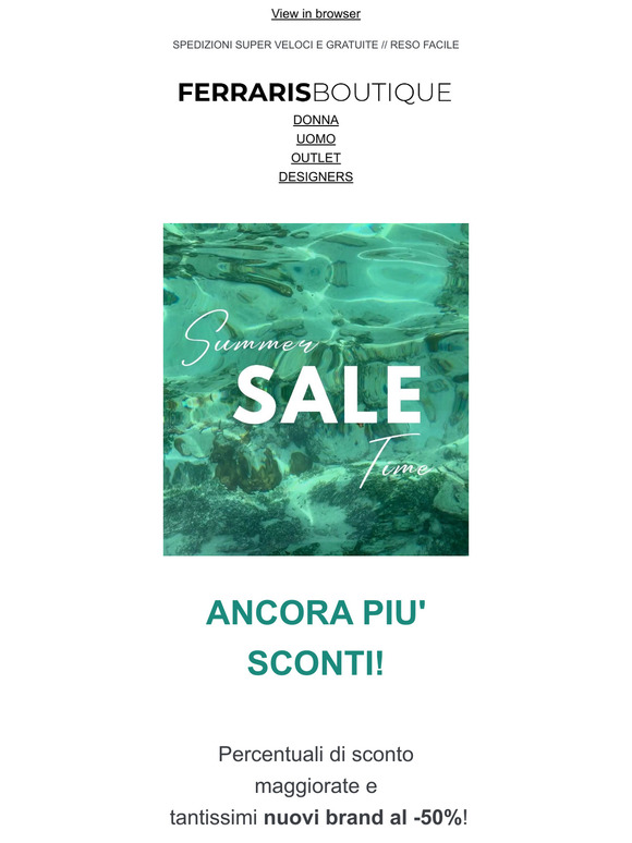 Saldi estivi | trova la scarpa perfetta 🌊