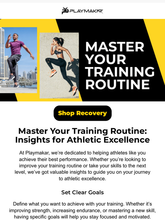 🏆Master Your Training Routine