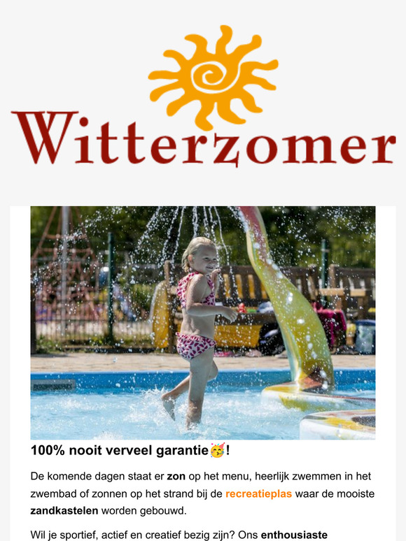 Kom nu genieten van de zomer!