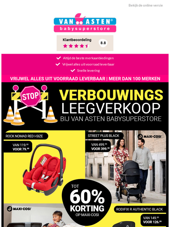 De beste items van Maxi-Cosi nu tot 60% korting! ☀