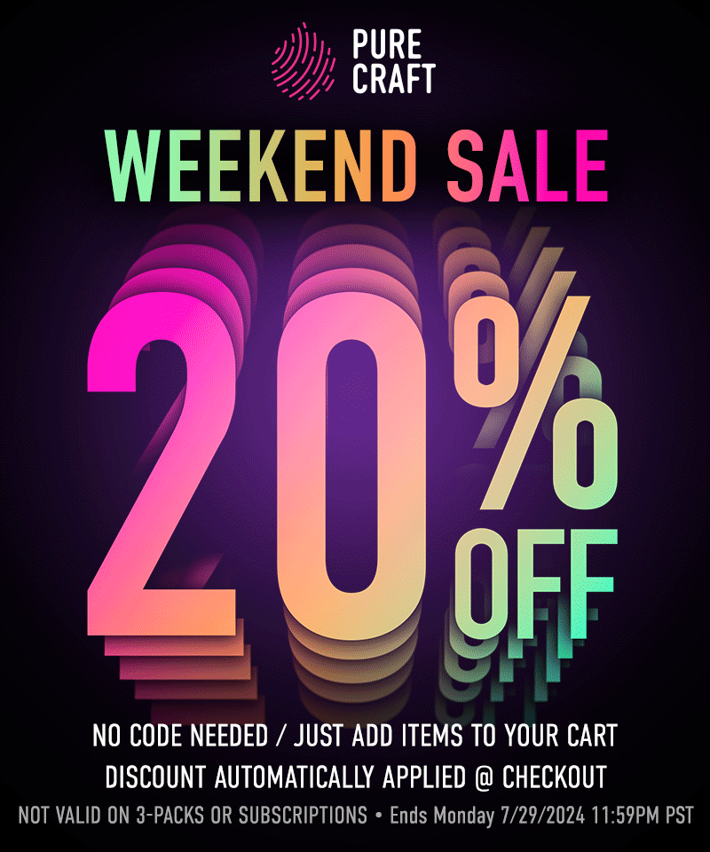 20% Off Weekend Sale