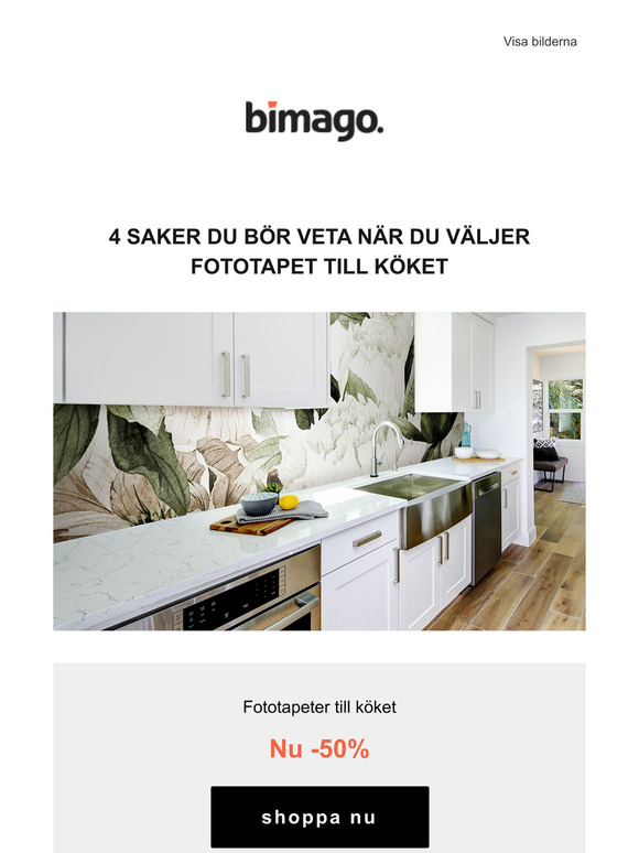 4 saker du bör veta när du väljer fototapet till köket