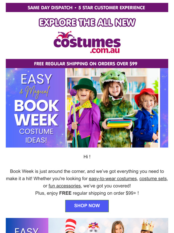 Shop Our Range Of Easy Book Week Costumes✨