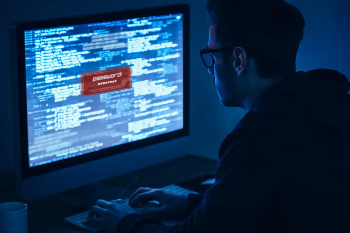 AI can reveal what’s on your screen via signals leaking from cables. Image leads to article.