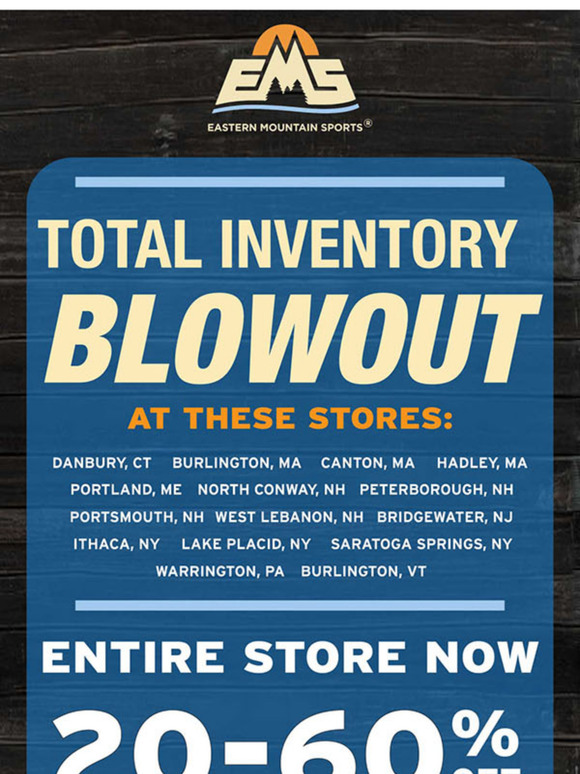 📓 Back to School Bargains at EMS stores Inventory Blowout sale!