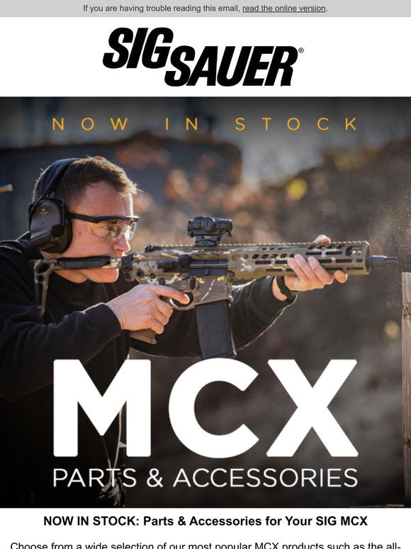 SIG SAUER: NEW: MCX/MPX Multicam Stock + Must-Have MCX Parts and More ...