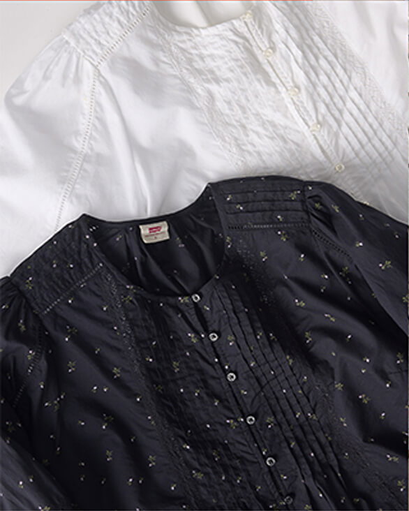 Womens Aliyah Long-sleeve Blouse