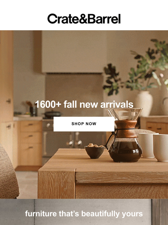 Crate and Barrel Email Newsletters Shop Sales, Discounts, and Coupon Codes