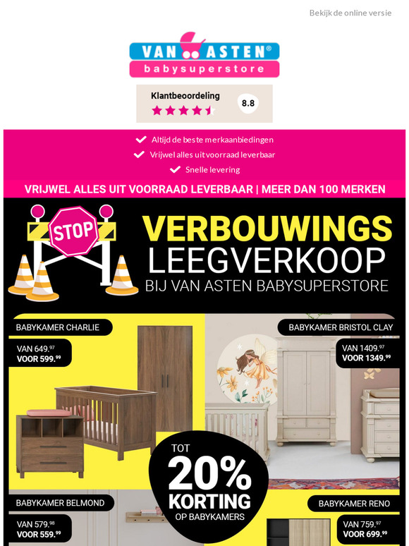 De mooiste babykamers nu tot 20% korting! ☀