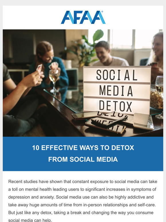 How are you detoxing from social media? Open for 10 fresh ideas.