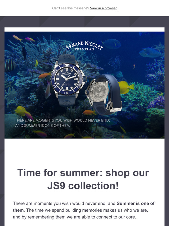 Time for summer: shop our JS9 collection!