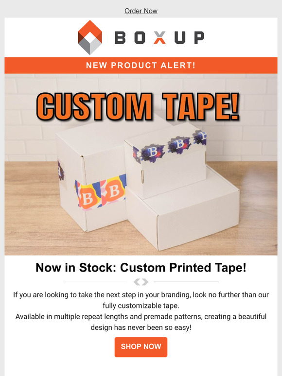 New Product Alert: Custom Tape!