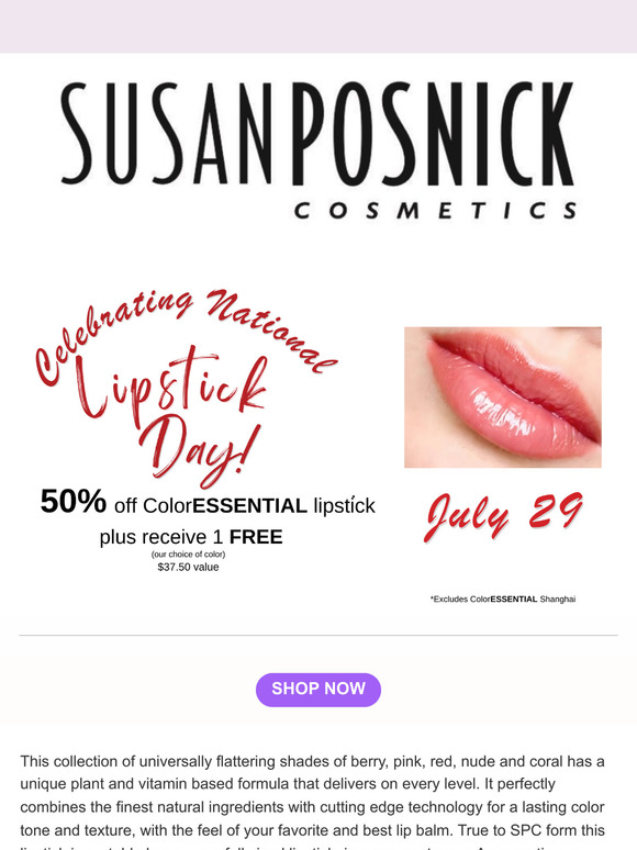 National Lipstick Day