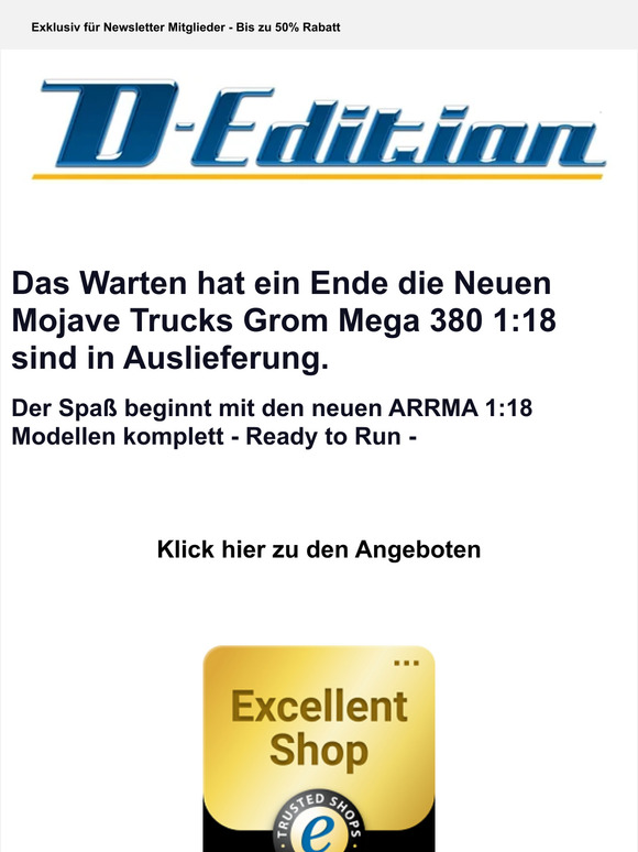ARRMA NEUHEITEN 📣 Mojave Grom 1:18 ⭐ in der Auslieferung