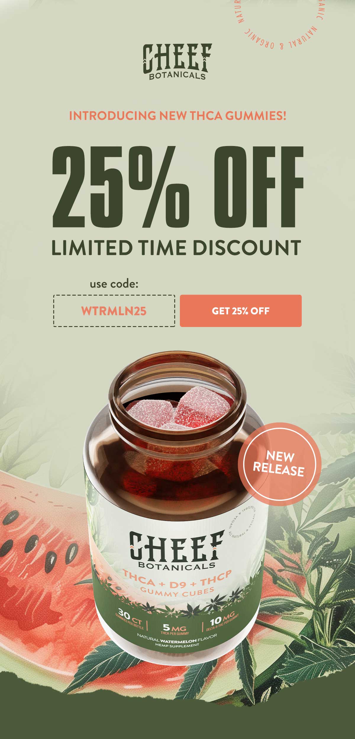 Cheef Botanicals: NOW AVAILABLE - THCa Gummies | Milled