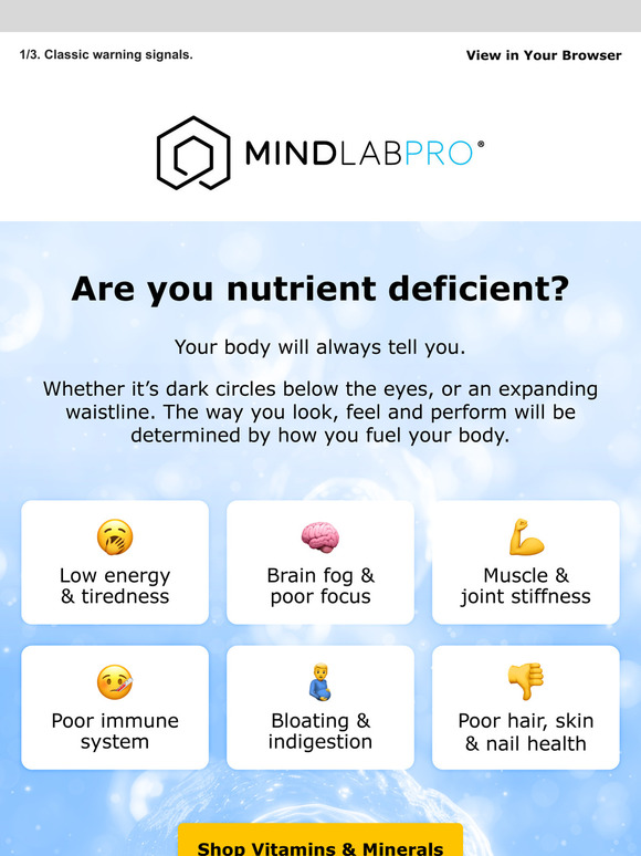 7 signs you have a nutrient deficiency