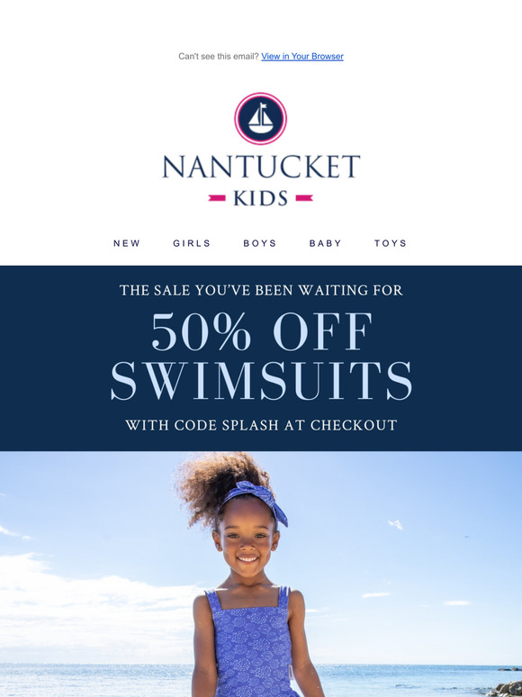 Hey —, Dive into Savings with 50% Off Swimwear!