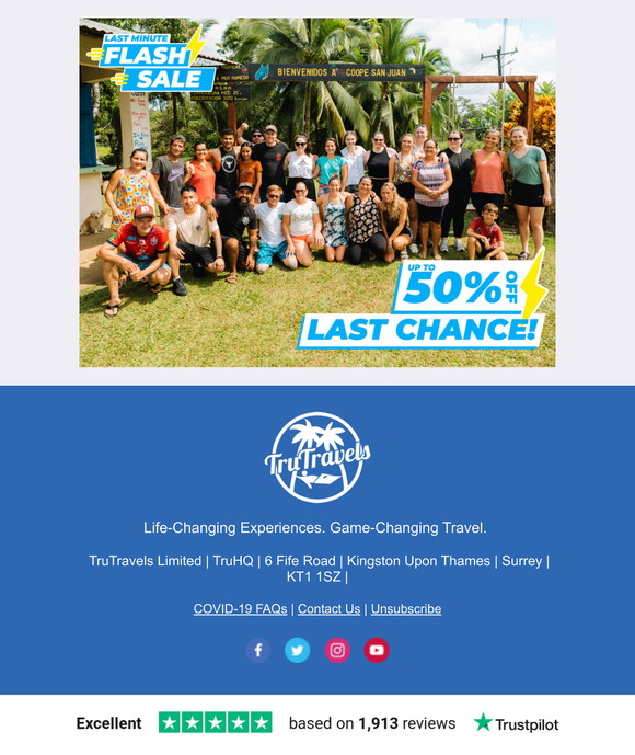 48 hours left to book!!!