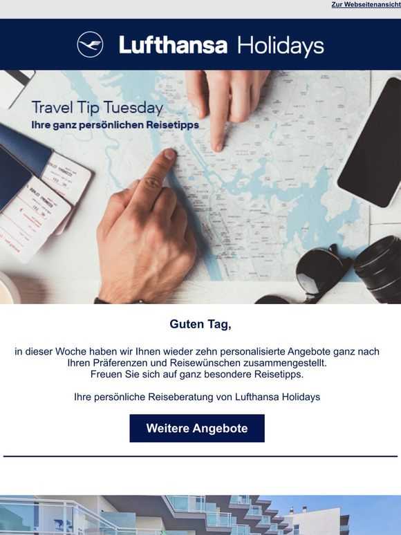 Travel Tip Tuesday – Ihre ganz persönlichen Reisetipps von Lufthansa Holidays
