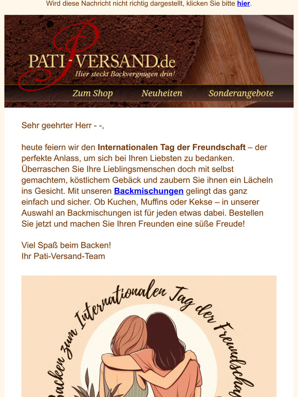 Backen zum Internationalen Tag der Freundschaft 🤗🍰