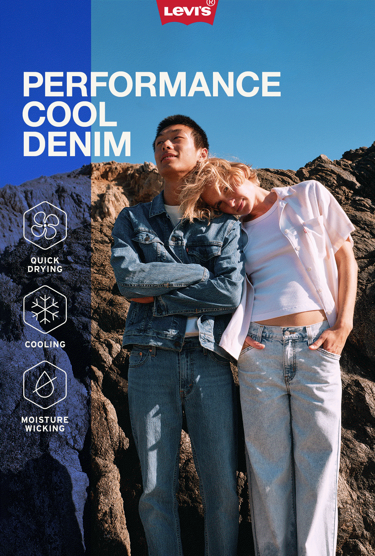 SHOP PERFORMANCE COOL DENIM