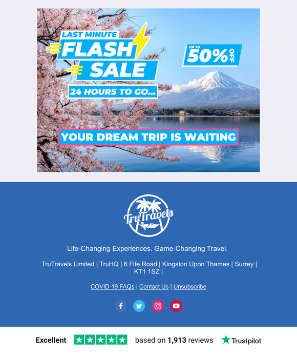 24 hours left to book!!!