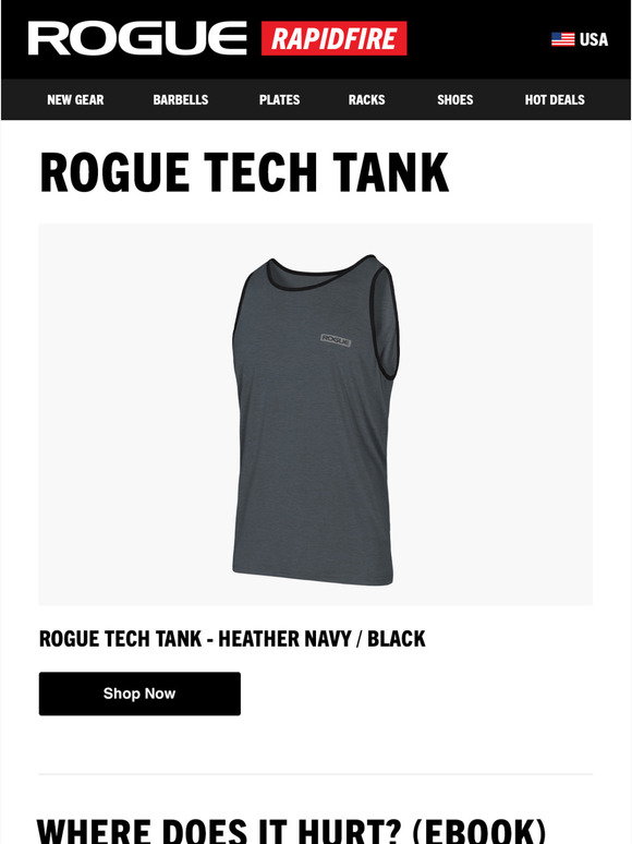 Rogue Fitness: Just Launched: Rogue Tech Tank, Where Does It Hurt ...