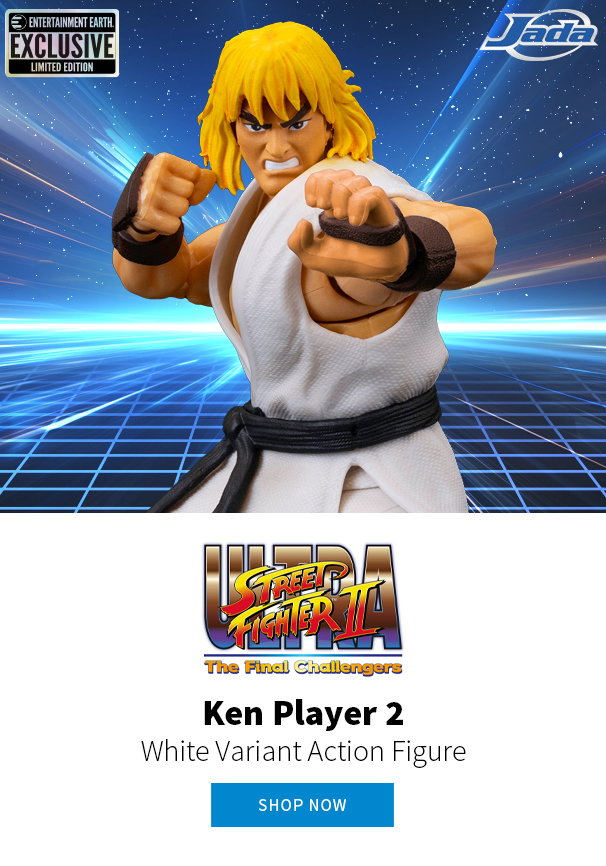 Entertainment Earth: 🥋 Ultra Street Fighter II Ken Player 2 White ...