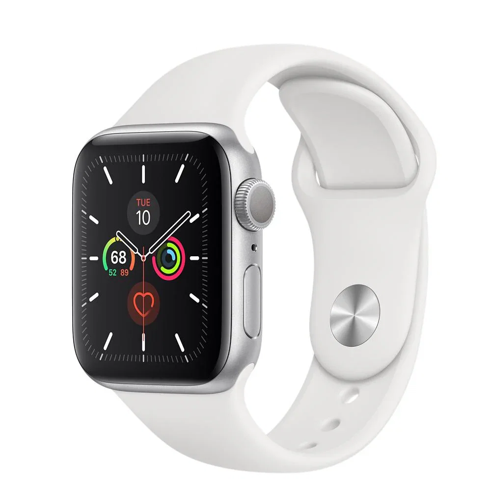 Apple Watch Series 5 44mm Aluminium Case GPS - Silver - Refurbished Pristine - 40mm