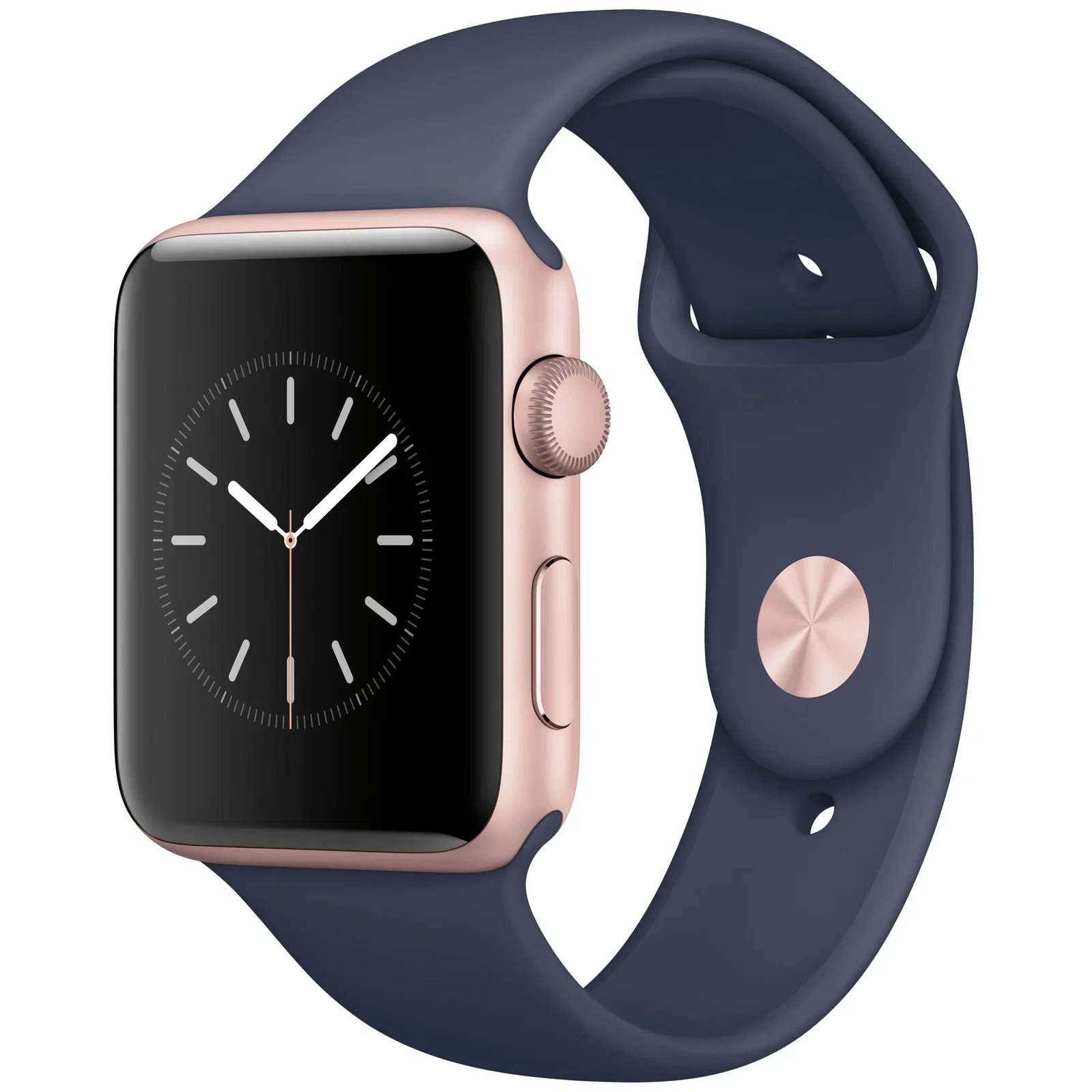 Apple Watch Series 5 44mm Aluminium Case GPS - Gold - Midnight Blue Straps - Pristine - 44mm