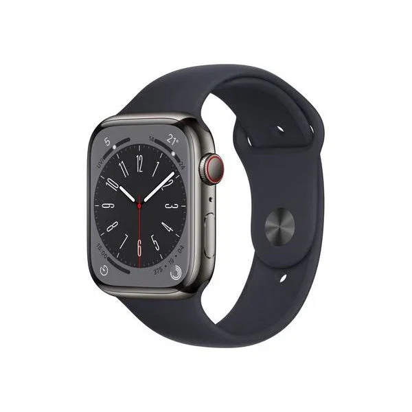 Apple Watch Series 8 41/45mm GPS + Cell Stainless Steel Graphite - 41mm