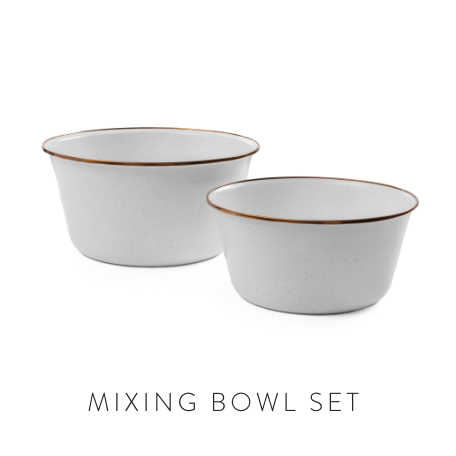 ENAMEL MIXING BOWL SET