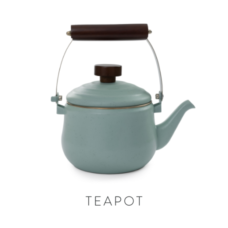 ENAMEL TEAPOT