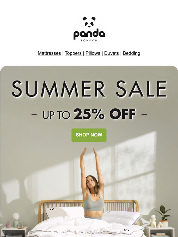 Up to 25% OFF Breezy Summer Nights 🧊 🐼