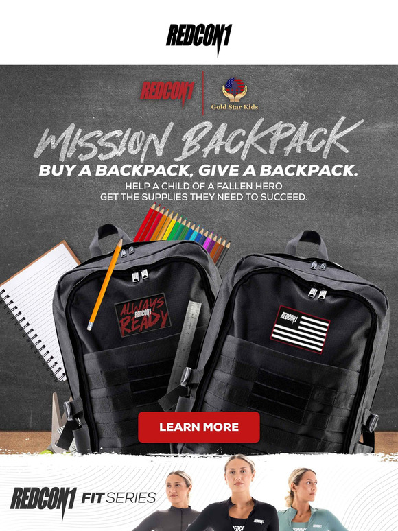 Buy a backpack, Give a backpack💪