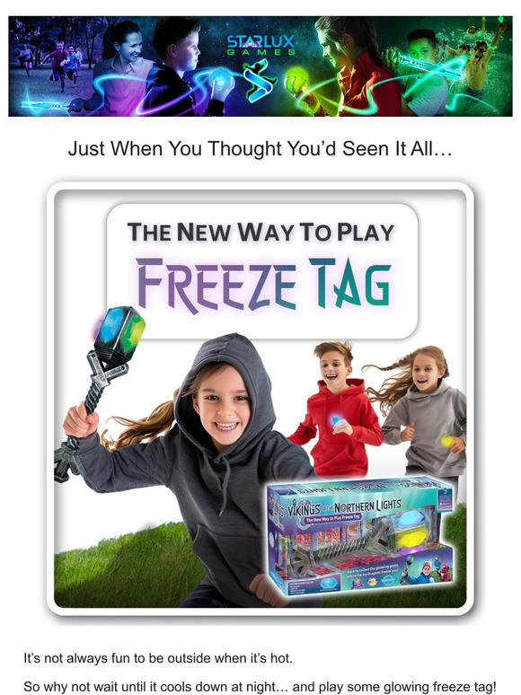 Cool Off with Freeze Tag ❄️🏃‍♂️