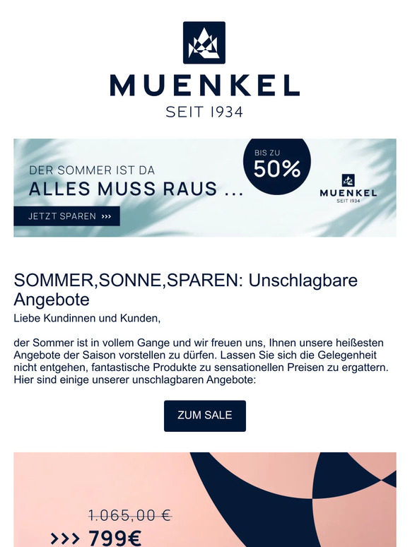 SOMMER-SALE: bis 50% auf Top-Produkte!