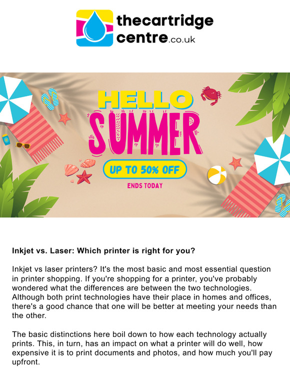 Inkjet vs Laser - Which printer is right for you?